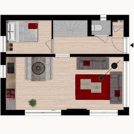 Vakantiewoning 1 Aan Zee, 400 Meter Van Het Strand 주테란데 외부 사진