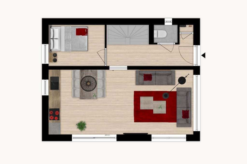 Vakantiewoning 1 Aan Zee, 400 Meter Van Het Strand 주테란데 외부 사진